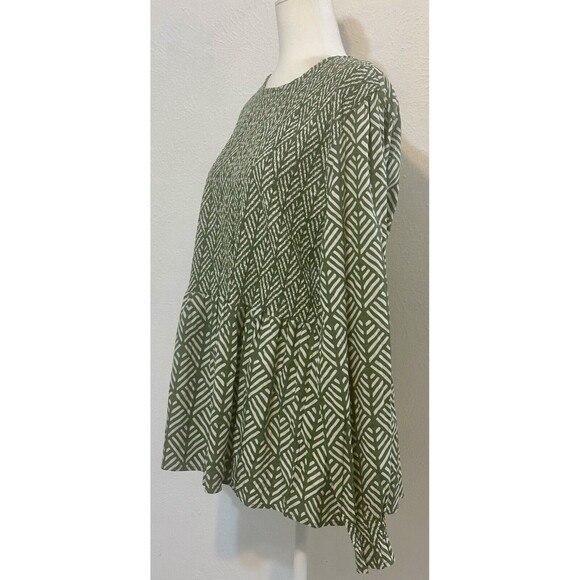 Michelle McDowell Size XXL Mills Peplum Babydoll Top Looking Up Vineyard Boho - Picture 6 of 13